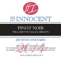 2014 Pinot Noir Zenith Vineyard - View 1