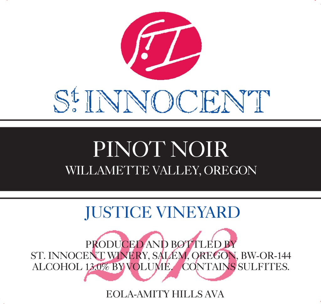 2013 Pinot Noir Justice Vineyard 1.5L
