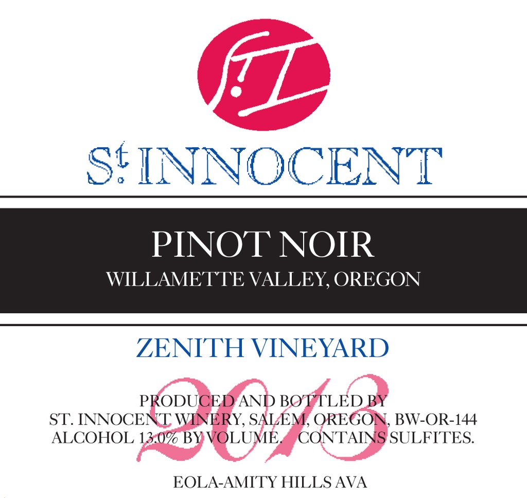 2013 Pinot Noir Zenith Vineyard 1.5L