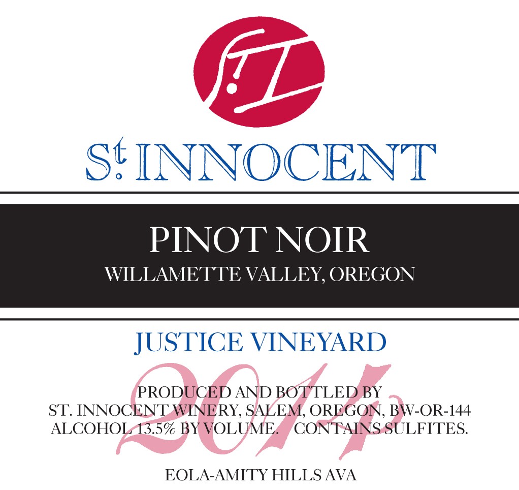 2014 Pinot Noir Justice Vineyard 3L