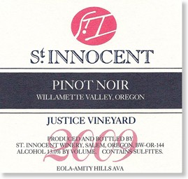 2009 Pinot Noir Justice Vineyard
