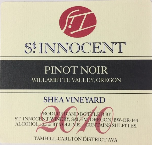 2010 Pinot Noir Shea Vineyard