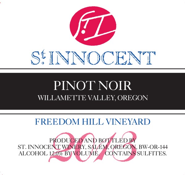 2013 Pinot Noir Freedom Hill Vineyard 1.5L