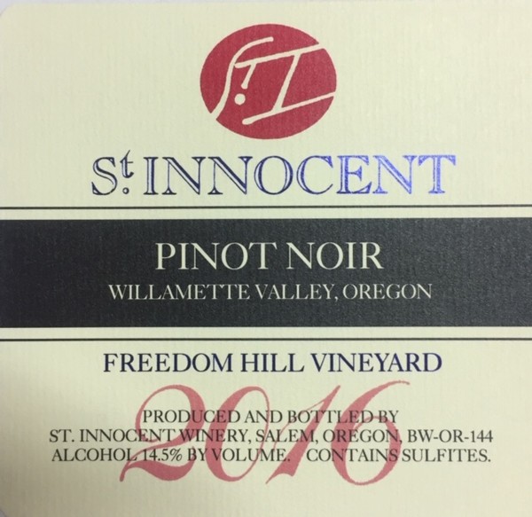 2016 Pinot Noir Freedom Hill Vineyard 1.5L